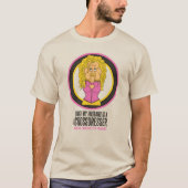 OMG Mijn man is een crossdresser grappige cartoon T-shirt (Voorkant)