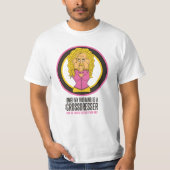 OMG Mijn man is een kruiser grappige cartoon T-shirt (Voorkant)