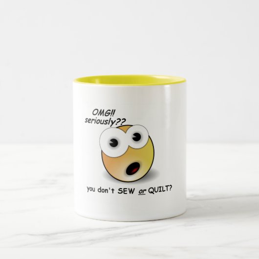 OMG-mok Tweekleurige Koffiemok (Center)