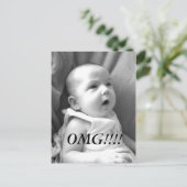 OMG Nieuwskaart!! Briefkaart (Staand voorkant)
