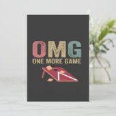 Omg nog een spel Grappige Conrhole spel Retro Gift Kaart (Staand voorkant)