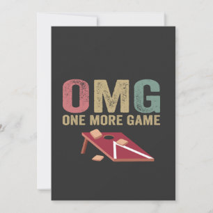 Omg nog een spel Grappige Conrhole spel Retro Gift Kaart