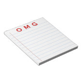 OMG-Notitieblok Notitieblok (Schuin)