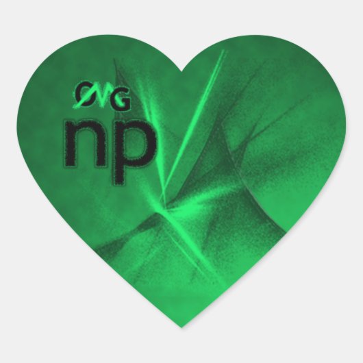 OMG! np Hart Sticker (Voorkant)