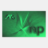 OMG! np Rechthoekige Sticker (Voorkant)