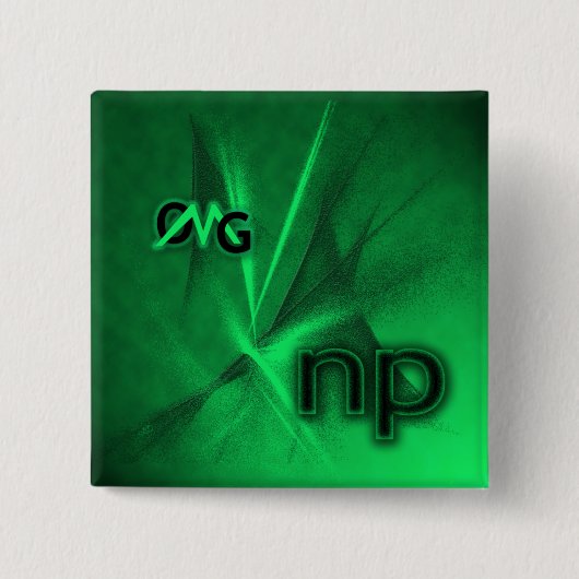 OMG! np Vierkante Button 5,1 Cm (Voorkant)