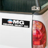 OMG - Obama moet gaan Bumpersticker (Op Truck)