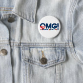 OMG! Obama moet gaan Ronde Button 5,7 Cm (In situ)