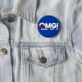 OMG! Obama moet gaan Ronde Button 5,7 Cm (In situ)