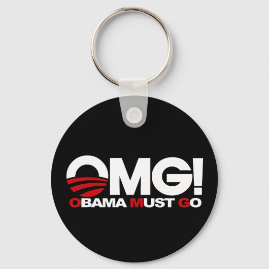 OMG! Obama moet gaan Sleutelhanger (Voorkant)