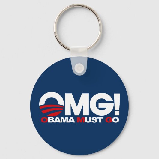 OMG! Obama moet gaan Sleutelhanger (Voorkant)