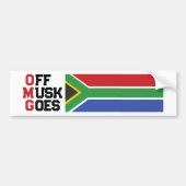 OMG Off Musk keert terug naar Zuid-Afrika Bumpersticker (Voorkant)