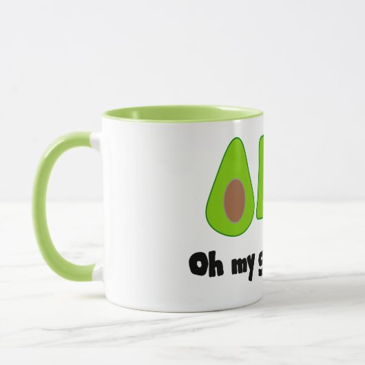 OMG Oh My Guacamole - Funny Coffee Mok (Links)