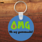 OMG Oh My Guacamole - Funny Sleutelhanger (Voorkant)