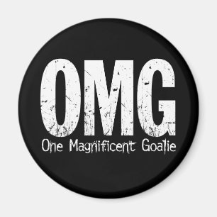 OMG: One Magnificent Goalie (Hockey) Magneet