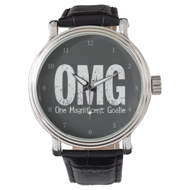 OMG: One Magnificent Goalie (Soccer) Watch Horloge (Voorkant)