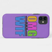 OMG ook bekend als WTF aangepaste iPhone case (Achterkant (horizontaal))