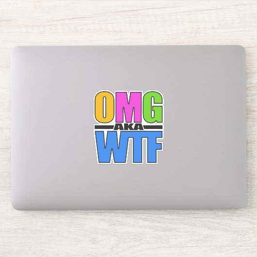 OMG ook bekend als WTF Sticker (Computer)