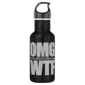 OMG ook bekend als WTF Waterfles (Voorkant)