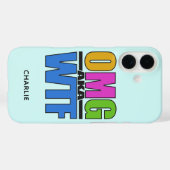 OMG ook bekend onder de naam WTF aangepaste monogr Case-Mate iPhone Case (Achterkant (horizontaal))
