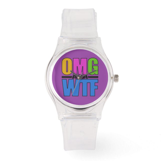 OMG ook wel aangepaste WTF-horloges Horloge (Voorkant)