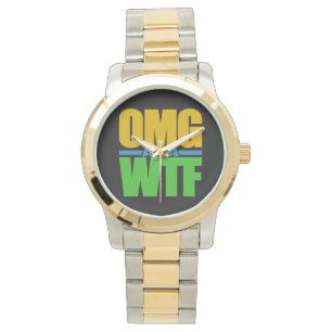 OMG ook wel aangepaste WTF-horloges Horloge