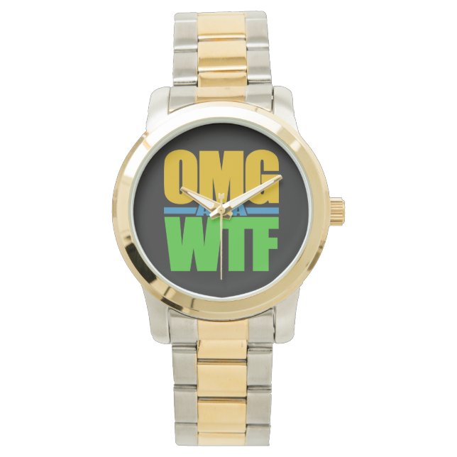 OMG ook wel aangepaste WTF-horloges Horloge (Voorkant)