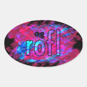 OMG! OVALE STICKER (Voorkant)