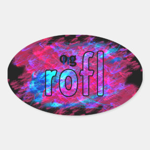 OMG! OVALE STICKER