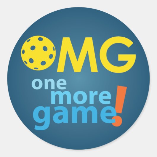 OMG pickleball stickers (Voorkant)