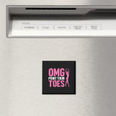 OMG Point Your Toes Grappige dansleraar Dansen Lo Magneet (Insitu (Vaatwasser))