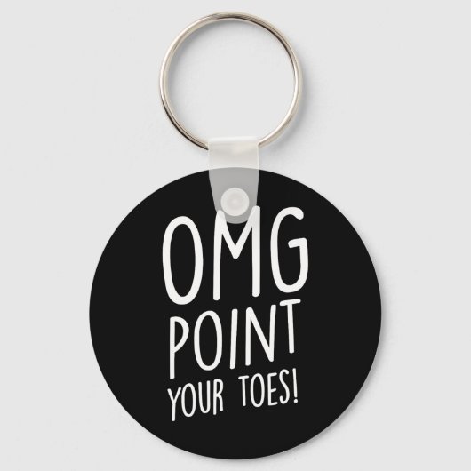 OMG Point Your Toes - Tap Dancing Tap Dancer Tap D Sleutelhanger (Voorkant)
