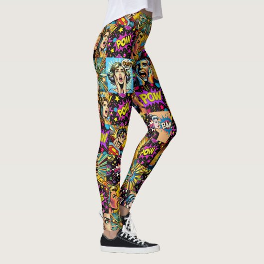 OMG Pow Pop Art Leggings - Cool (Rechts)