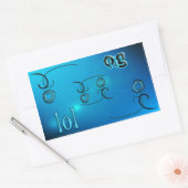 OMG! RECHTHOEKIGE STICKER (Envelop)