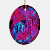OMG! rofl Keramisch Ornament (Rechts)