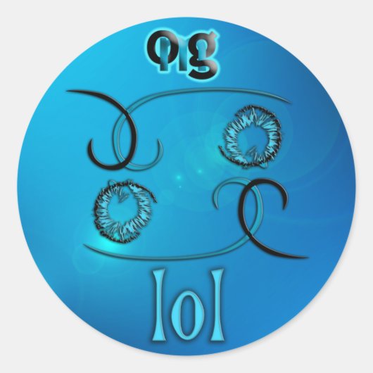 OMG! RONDE STICKER (Voorkant)