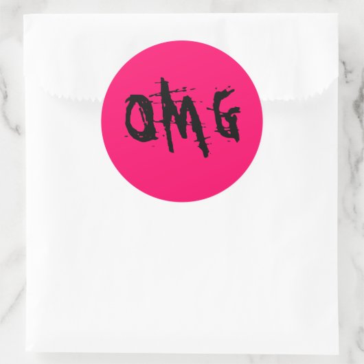 OMG RONDE STICKER (Tas)