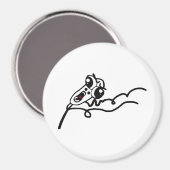 OMG RUN Scared Rage Face Comic Meme Magneet (Voorkant / Achterkant)