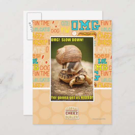 OMG! Rustig aan! Briefkaart (Voorkant / Achterkant)