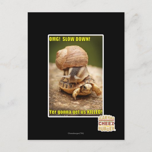 OMG! Rustig aan! Briefkaart (Voorkant)