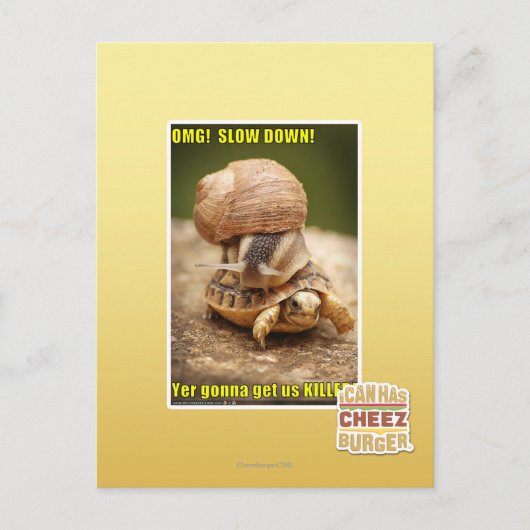 OMG! Rustig aan! Briefkaart (Voorkant)