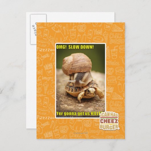 OMG! Rustig aan! Briefkaart (Voorkant / Achterkant)