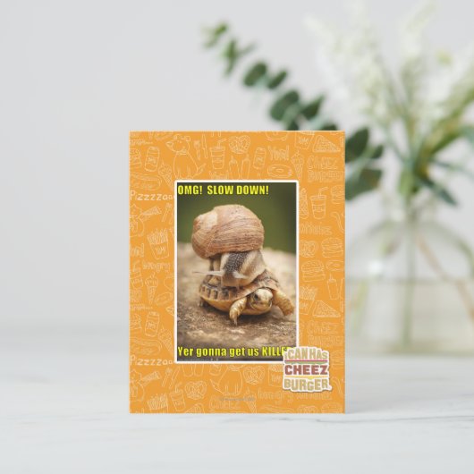 OMG! Rustig aan! Briefkaart (Staand voorkant)