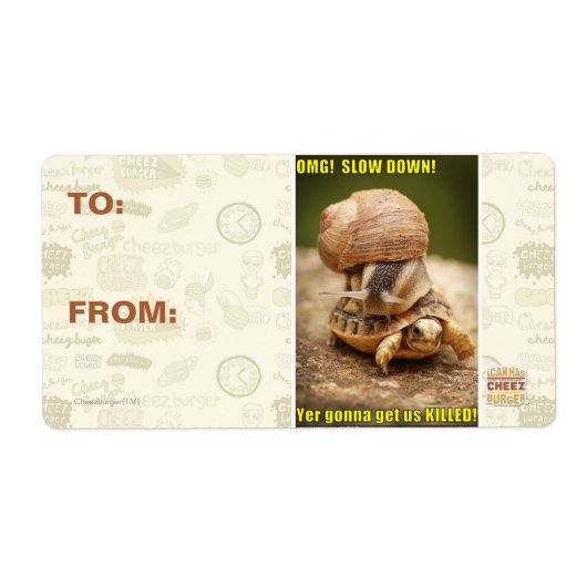 OMG! Rustig aan! Etiket (Voorkant)