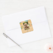 OMG! Rustig aan! Vierkante Sticker (Envelop)