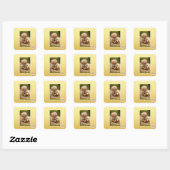 OMG! Rustig aan! Vierkante Sticker (Vel)