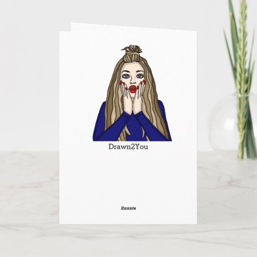 OMG Single op Valentijnsdag?  Kaart (Achterkant)