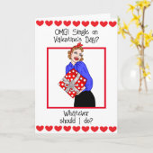 OMG Single op Valentijnsdag? Kaart (Gele Bloem)