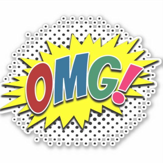 OMG! STICKER (Voorkant)