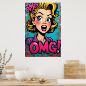 OMG! Street Queen Poster (Keuken)